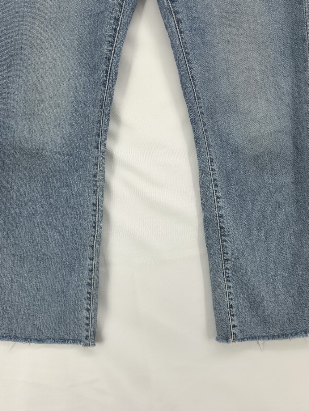 DAZE x Anthropologie High Rise Tough Love Organic Cotton Crop Raw Hem Jeans 28 - Picture 4 of 16